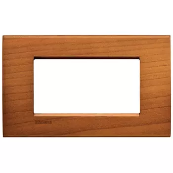 LNA4804LCA Рамка LivingLight Квадрат Американская вишня 4 модуля Bticino