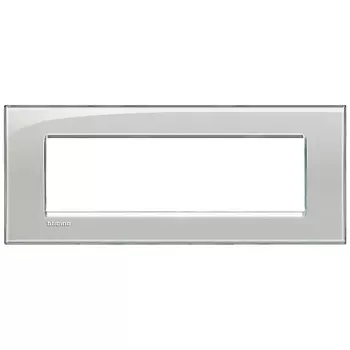 LNA4807KG Рамка LivingLight Квадрат Серое небо 7 модулей Bticino