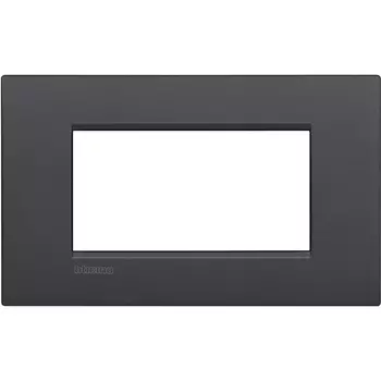 LNC4804AR Рамка LivingLight Air Антрацит 4 модуля Bticino
