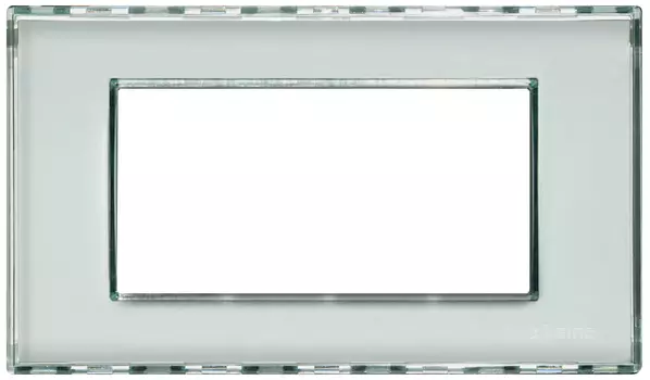 LND4804KR Рамка LivingLight Квадрат Kristall 4 модуля Bticino