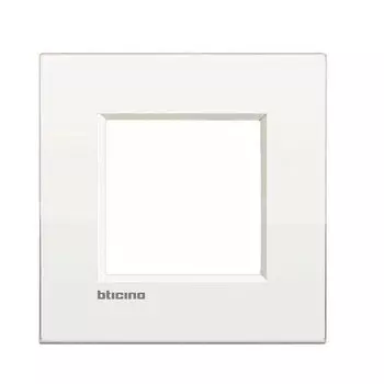LNE4802BN Рамка LivingLight Air Белый 2-модульная Bticino