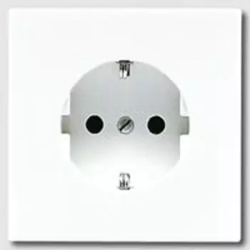 LS1520KIWW LS 990 Белый Розетка с заземлением с защитой от детей Jung 16А/250В