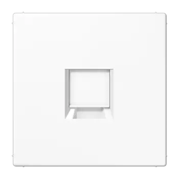 LS1969-1WEWW Kрышка для модульных гнёзд арт.: UMA-CAT6A Белая Jung LS серия
