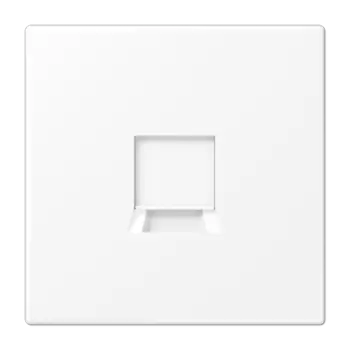 LS1969-1WEWWM Kрышка для модульных гнёзд UMA-CAT6A белоснежный матовый Jung LS серия
