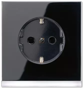 LS520-OSWLEDW SCHUKO-розетка с подсветкой LED Jung LS серия