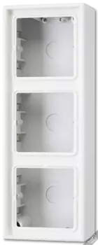 LS583AW 3-ая Коробка для накладного монтажа с основанием, сл.кость Jung LS серия