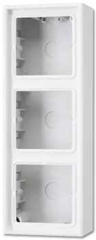 LS583AWW 3-ая Коробка для накладного монтажа с основанием, бел. Jung LS серия