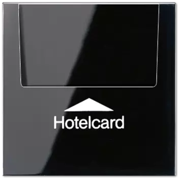 LS590CARDSW Накладка карточного выключателя "HOTELCARD", чер. Jung LS серия