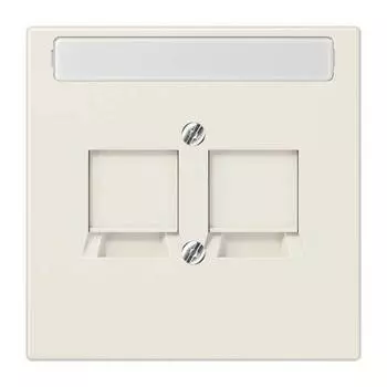 LS969-25NWE LS 990 Центральная плата со шторкой для крепления модульн Jung LS серия