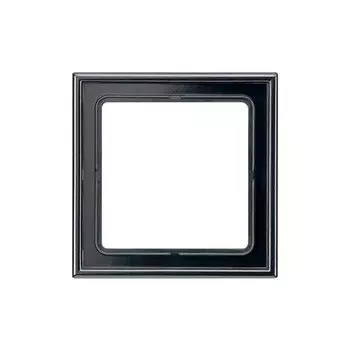 LS981SW Рамка LS 990 Черный 1-постовая Jung