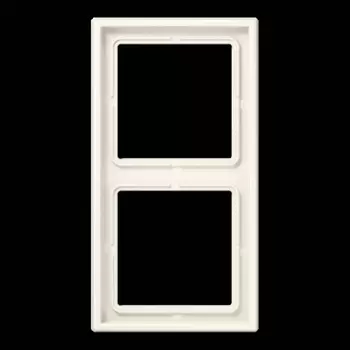 LS982W Рамка LS 990 Бежевый 2-постовая Jung