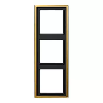 LS983GGO Рамка LS 990 Золото 3-постовая Jung