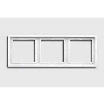 LS983WW Рамка LS 990 Белый 3-постовая Jung