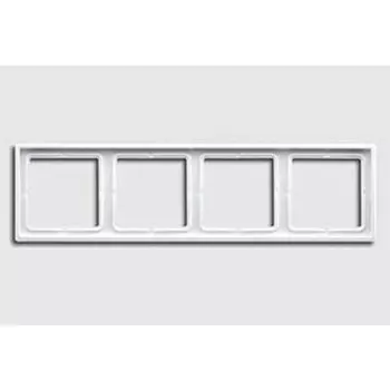 LS984WW Рамка LS 990 Белый 4-постовая Jung