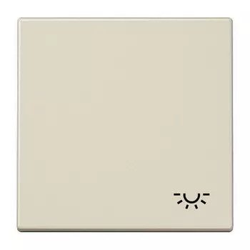 LS990L LS 990 Бежевый Клавиша 1-я с символом "ОСВЕЩЕНИЕ" Jung LS серия