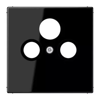 LS990SATSW LS 990 Черный Накладка TV-SAT-FM розетки Jung LS серия