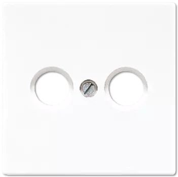 LS990TVWW LS 990 Белый Накладка TV-FM розетки Jung LS серия