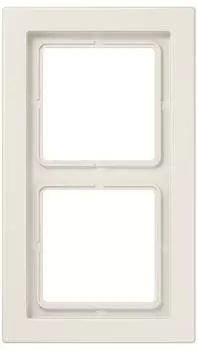 LSD982W Рамка LS Design Бежевый 2-постовая Jung