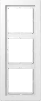 LSD983BFWW Рамка LS Design Белый 3-постовая Jung