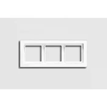 LSD983WW Рамка LS Design Белый 3-постовая Jung