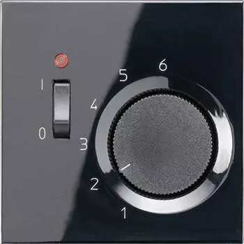 LSTR231PLSW LS 990 Черный Крышка для термостата Jung LS серия