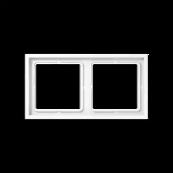 LSZ982BFWW Рамка LS ZERO Белый 2-постовая Jung