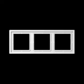 LSZ983BFWW Рамка LS ZERO Белый 3-постовая Jung