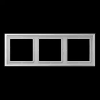LSZAL983BF Рамка LS ZERO Алюминий 3-постовая Jung