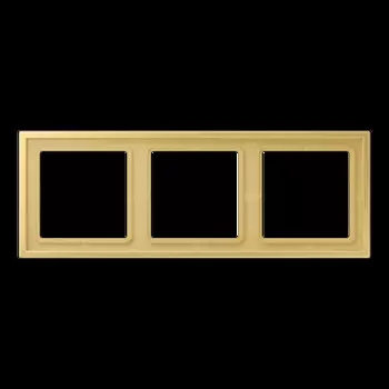 LSZME983BFC Рамка LS ZERO Латунь Classic 3-постовая Jung