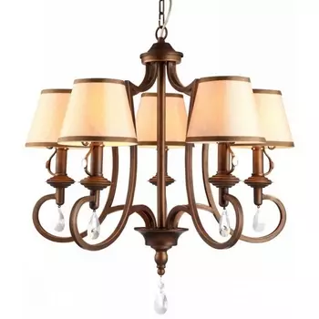 Люстра подвесная Arte Lamp Castello A6016LM-5BG