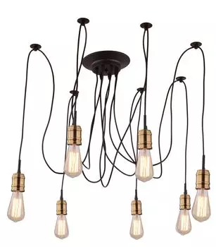 Люстра подвесная Arte Lamp Mazzetto A4290SP-7BK