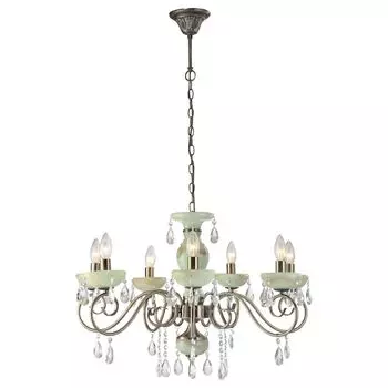 Люстра подвесная Arte Lamp Onyx Green A9592LM-7AB