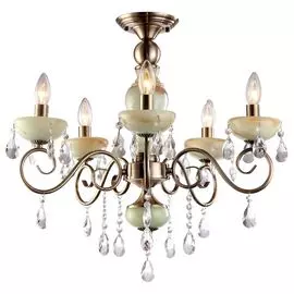 Люстра подвесная Arte Lamp Onyx Green A9592PL-5AB