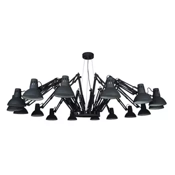 Люстра подвесная Arte Lamp Ragno A2043SP-16BK