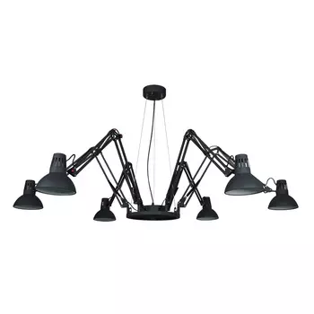 Люстра подвесная Arte Lamp Ragno A2043SP-6BK