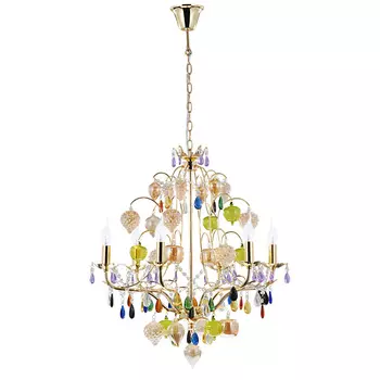 Люстра подвесная Arte Lamp Ricchezza A2011LM-6GO