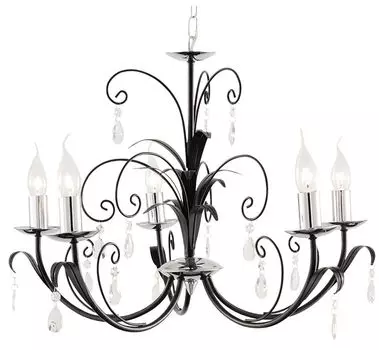 Люстра подвесная Arte Lamp Romana A1742LM-5BK