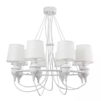Люстра подвесная Arte Lamp Sergio A3326LM-8WH
