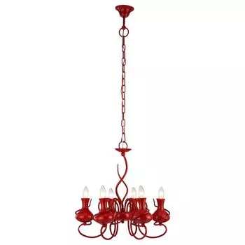 Люстра подвесная Arte Lamp Vaso A6819LM-6RD