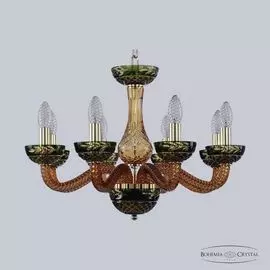 Люстра подвесная Bohemia Ivele 1309 1309/8/200 G Am/Amber-Green/H-1J