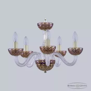 Люстра подвесная Bohemia Ivele 1310 1310/5/165 G Cl/Shampan/M-1F