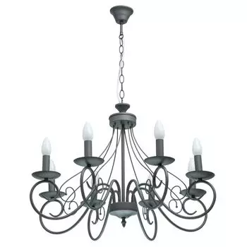 Люстра подвесная De Markt City Карбон 697010408