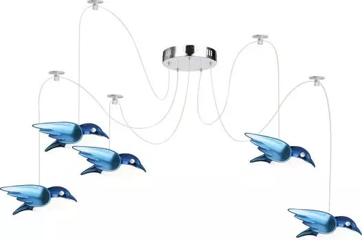Люстра подвесная Globo Bird 56671-5H