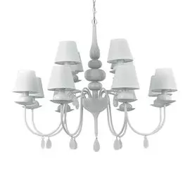 Люстра подвесная Ideal Lux Blanche SP12 114224