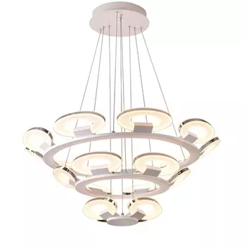 Люстра подвесная IDLamp 399 399/17-LEDWhitechrome
