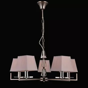 Люстра подвесная Natali Kovaltseva 75006/5C SILVER GRAY