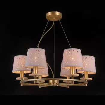 Люстра подвесная Natali Kovaltseva Lisbon LISBON 81064-6C ANTIQUE BRASS