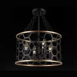 Люстра подвесная Natali Kovaltseva Valencia VALENCIA 81059-4C MATT BLACK