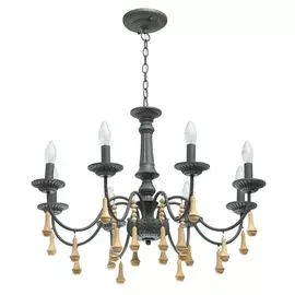 Люстра подвесная RegenBogen Life Карбон 697010508