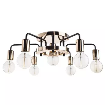 Люстра потолочная Arte Lamp Gelo A6001PL-7BK